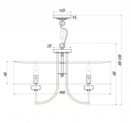 Открыть Подвесной светильник Maytoni Roma ARM006PL-08G Фото Подвесной светильник Maytoni Roma ARM006PL-08G