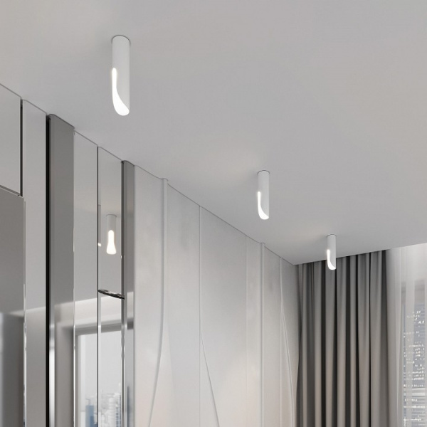 Фото Накладной светильник Elektrostandard Apex 25113/LED 7W 4000K белый