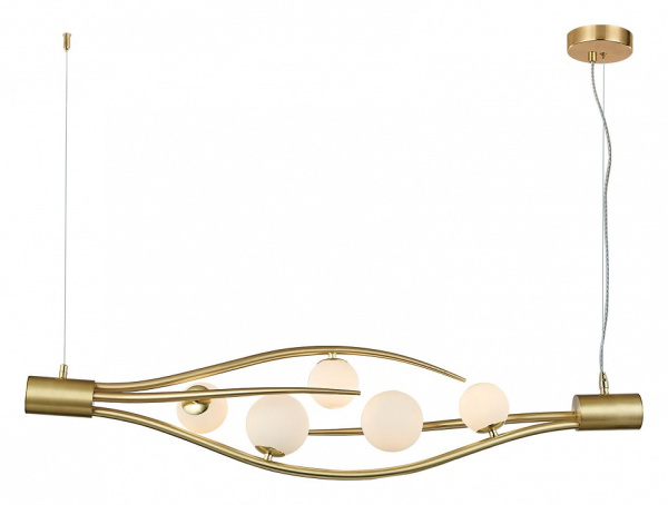 Открыть Подвесной светильник Indigo Flusso 11025/5P Gold Фото Подвесной светильник Indigo Flusso 11025/5P Gold