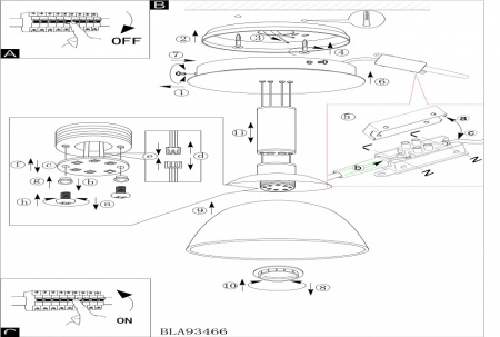 Фото Подвесной светильник Eglo Montefio 93466
