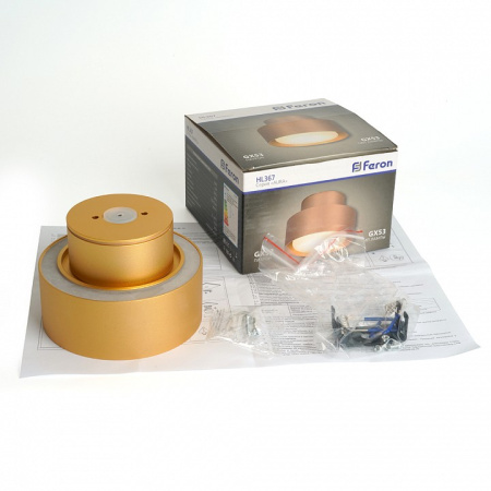 Фото Накладной светильник Feron HL367 48408