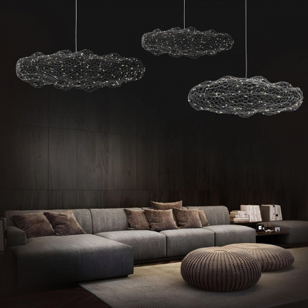 Открыть Подвесная люстра Loft it Cloud 10247/1500 Silver Фото Подвесная люстра Loft it Cloud 10247/1500 Silver