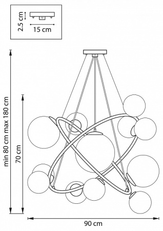 Фото Подвесная люстра Lightstar Croco 815417