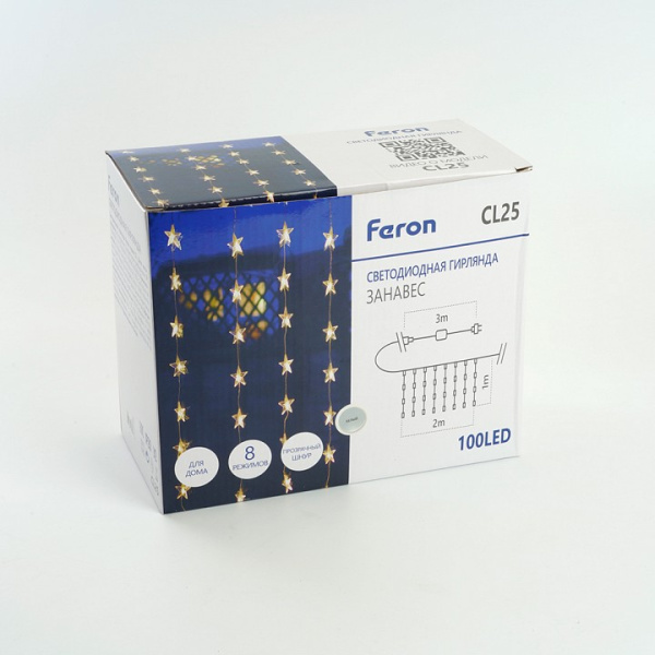 Фото Занавес световой Feron CL25 48608