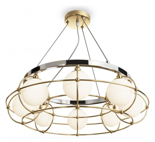 Фото Подвесная люстра Maytoni Carcass MOD312PL-08GCH