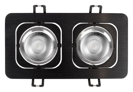 Открыть Встраиваемый светильник Loft it Trick 10342/2 Black Фото Встраиваемый светильник Loft it Trick 10342/2 Black