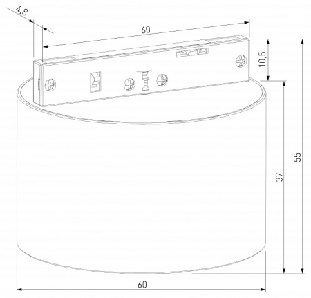 Фото Накладной светильник Elektrostandard Mini Magnetic a067278