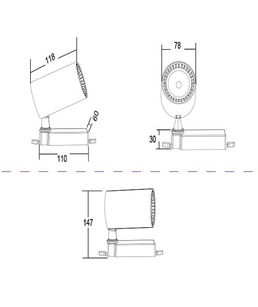 Фото Светильник на штанге Maytoni Vuoro TR029-3-10W4K-W
