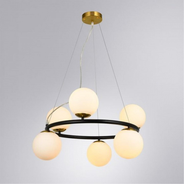 Фото Подвесная люстра Arte Lamp Alcor A2224SP-6BK