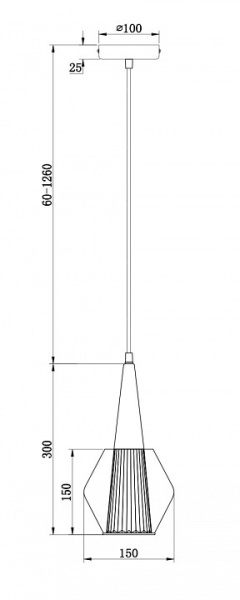 Фото Подвесной светильник Freya Copita FR5133PL-01GR