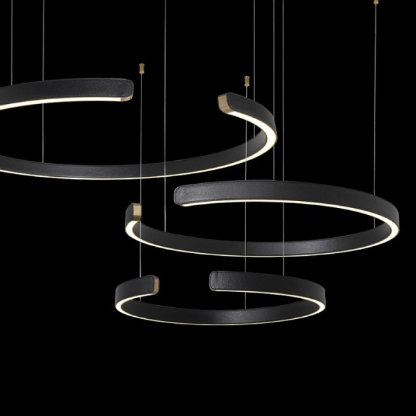 Открыть Подвесной светильник Loft it Ring 10025/3 Black Фото Подвесной светильник Loft it Ring 10025/3 Black
