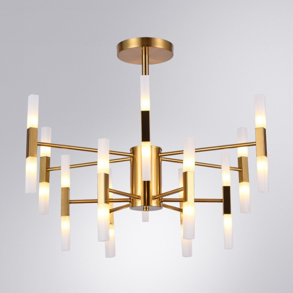 Открыть Люстра на штанге Arte Lamp Ramona A7410PL-24PB Фото Люстра на штанге Arte Lamp Ramona A7410PL-24PB