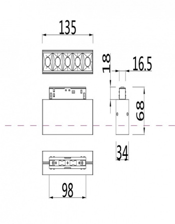 Фото Накладной светильник Maytoni Points TR014-2-10W4K-W