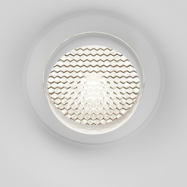 Фото Встраиваемый светильник Maytoni Gyps Modern DL006-GU10-RD-W