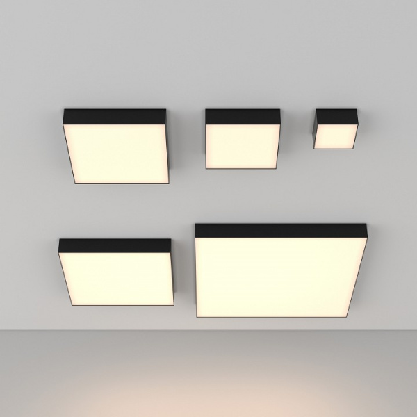 Фото Накладной светильник Maytoni Zon C032CL-24W3K-SQ-B