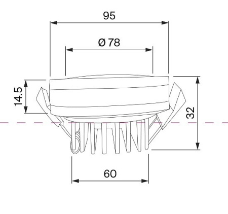Фото Встраиваемый светильник Maytoni Phanton DL2001-L12W4K