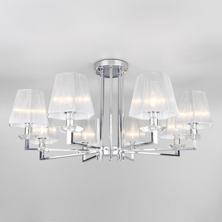 Фото Люстра на штанге Eurosvet Alegria 60125/8 хром Smart (60114/8)