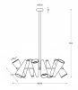 Фото Люстра на штанге Maytoni Giro MOD095PL-10BS
