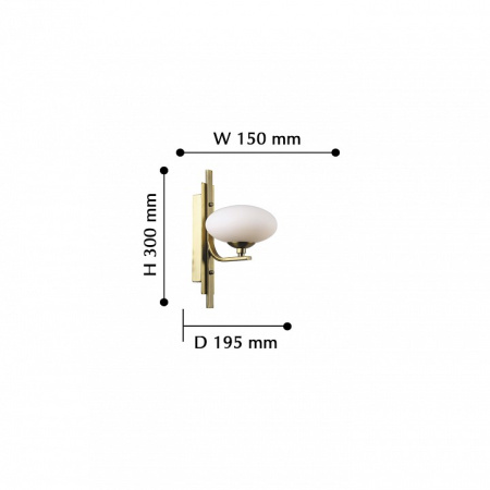 Фото Бра Favourite Pernetti 2513-1W