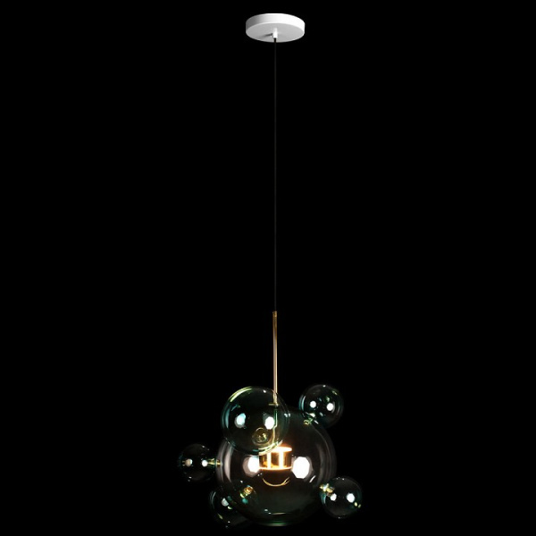Открыть Подвесной светильник Loft it Bolle 2027-P6 Blue Фото Подвесной светильник Loft it Bolle 2027-P6 Blue