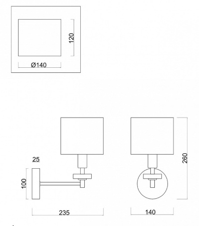 Фото Бра Freya Tiana FR5015WL-01G