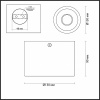 Открыть Накладной светильник Odeon Light Glasgow 3875/1CL Фото Накладной светильник Odeon Light Glasgow 3875/1CL