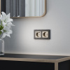 Открыть Накладка для розетки с заземлением и 2хUSB Werkel шампань W1179511 Фото Накладка для розетки с заземлением и 2хUSB Werkel шампань W1179511