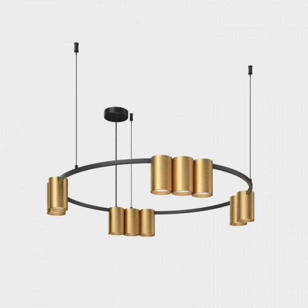 Фото Подвесная люстра Denkirs Orbit DK4065-BK+SG