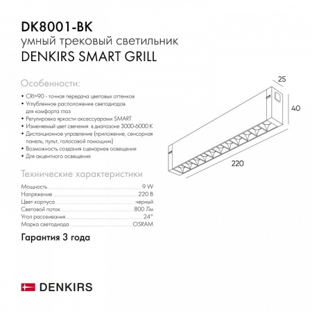Открыть Накладной светильник Denkirs DK8001 DK8001-BK Фото Накладной светильник Denkirs DK8001 DK8001-BK