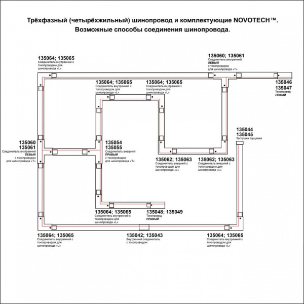 Фото Трек накладной Novotech PORT 135239
