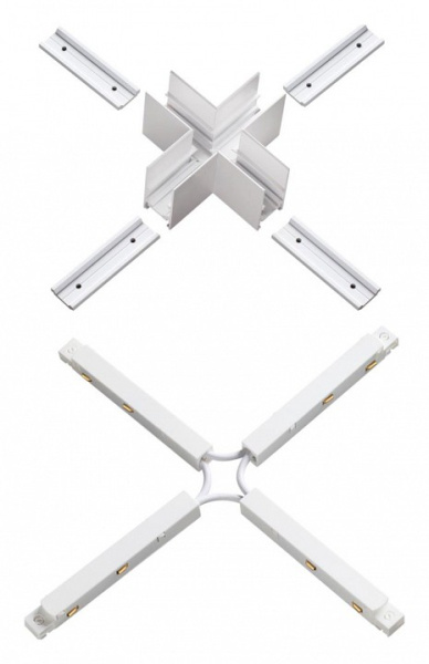 Фото Соединитель X-образный для треков Novotech Flum 135127