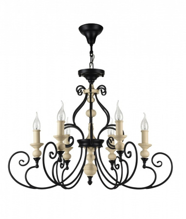 Фото Подвесная люстра Maytoni Karina H631-PL-06-B