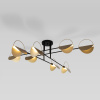 Потолочная люстра Eurosvet Grazia 70148/8 черный/золото Потолочная люстра Eurosvet Grazia 70148/8 черный/золото