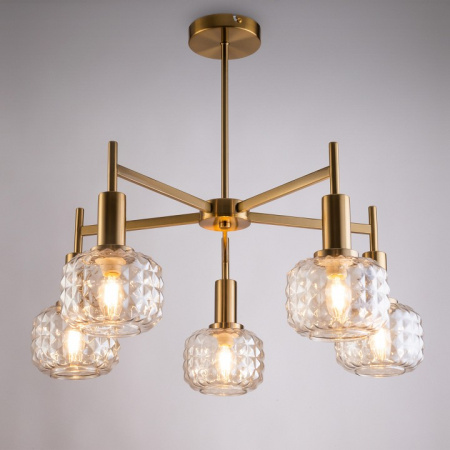 Фото Люстра на штанге Freya Fero FR5366CL-05BS