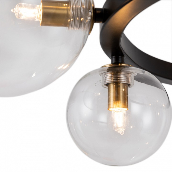 Открыть Подвесная люстра Arte Lamp Vincent A7790SP-10BK Фото Подвесная люстра Arte Lamp Vincent A7790SP-10BK