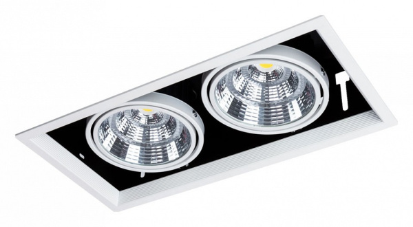 Открыть Встраиваемый светильник Arte Lamp Merga A8450PL-2WH Фото Встраиваемый светильник Arte Lamp Merga A8450PL-2WH