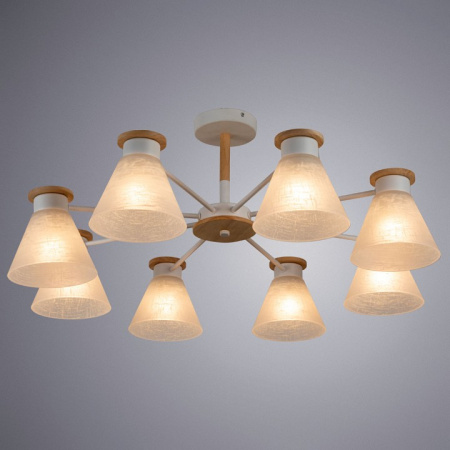 Открыть Люстра на штанге Arte Lamp Tyler A1031PL-8WH Фото Люстра на штанге Arte Lamp Tyler A1031PL-8WH