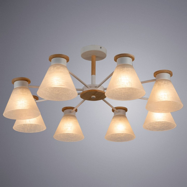 Фото Люстра на штанге Arte Lamp Tyler A1031PL-8WH