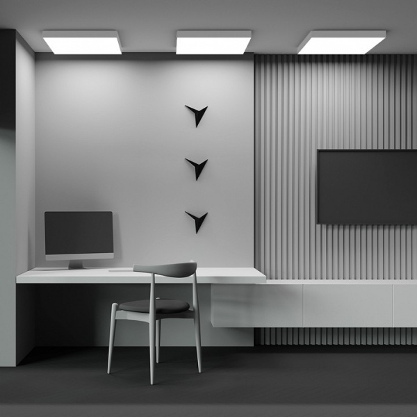 Фото Накладной светильник Maytoni Zon C032CL-90W4K-SQ-W