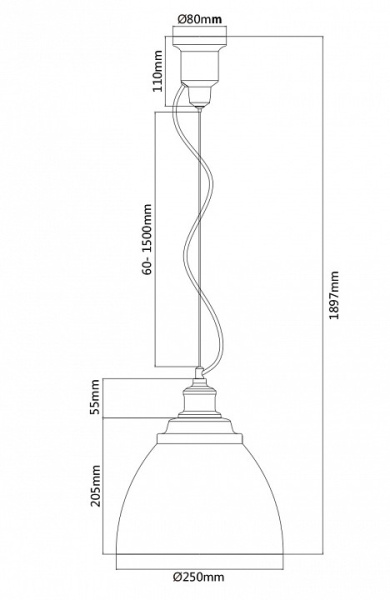Фото Подвесной светильник Maytoni Bellevue P534PL-01W