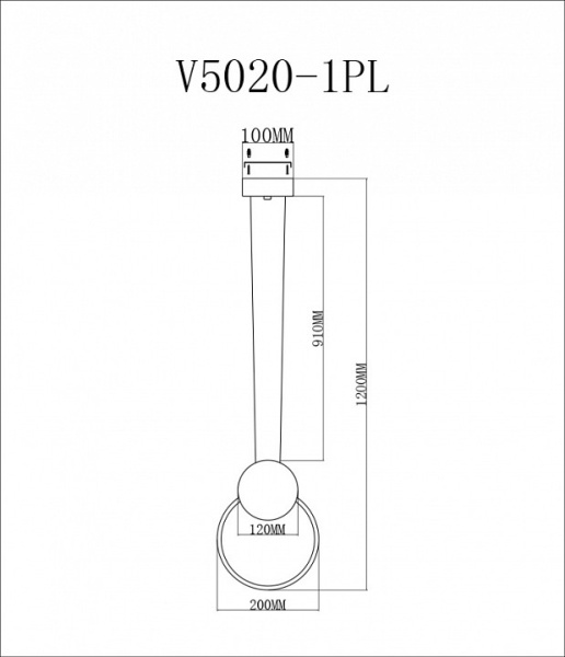 Фото Подвесной светильник Moderli Yumi V5020-1PL