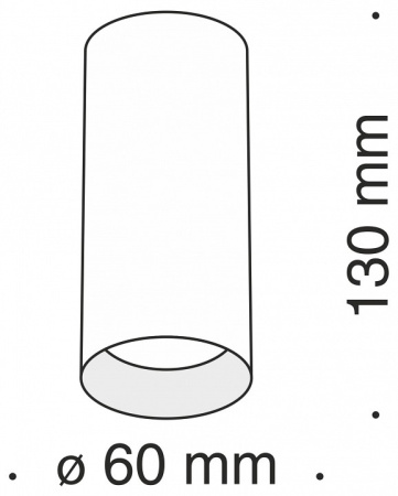 Фото Накладной светильник Maytoni Focus C010CL-01B