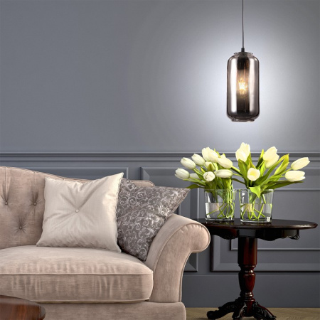 Фото Подвесной светильник Escada Rise 10177/1S Black/Smoke