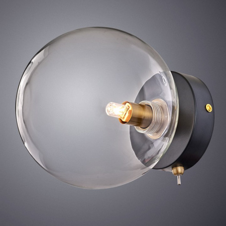 Открыть Бра Arte Lamp Vincent A7790AP-1BK Фото Бра Arte Lamp Vincent A7790AP-1BK