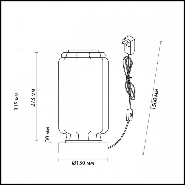 Фото Настольная лампа декоративная Odeon Light Jam 5408/10TL