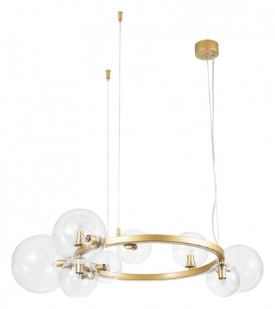 Открыть Подвесная люстра Arte Lamp Vincent A7790SP-10GO Фото Подвесная люстра Arte Lamp Vincent A7790SP-10GO