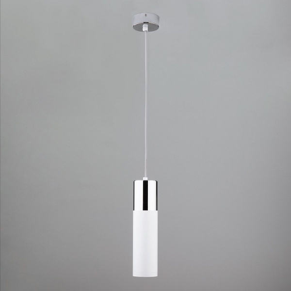 Фото Подвесной светильник Eurosvet Double Topper 50135/1 LED хром/белый