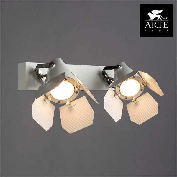 Открыть Спот Arte Lamp Cinema A3092AP-2WH Фото Спот Arte Lamp Cinema A3092AP-2WH