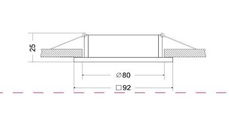 Фото Встраиваемый светильник Maytoni Atom DL024-2-01B