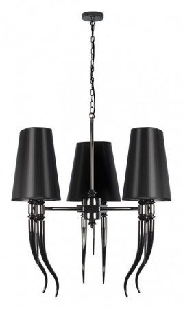 Открыть Подвесная люстра Loft it Brunilde 10207/6 Black Фото Подвесная люстра Loft it Brunilde 10207/6 Black